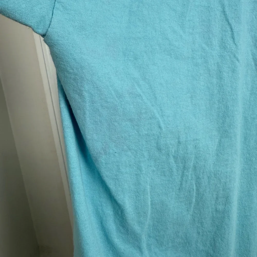 Thrasher Flame Logo T Shirt Medium Blue Skate Streetwear Graphic Tee - Picture 6 of 7